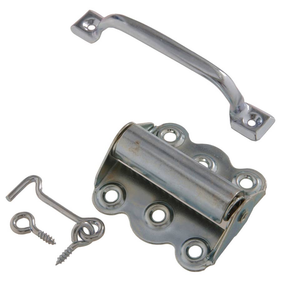 Hillman Storm and Screen Door Set with Spring Door Hinge