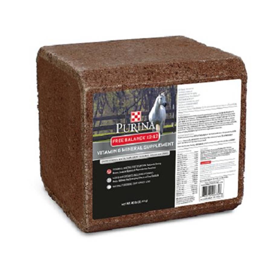 Purina Free Balance 1212 Vitamin & Mineral Supplement Horse Block