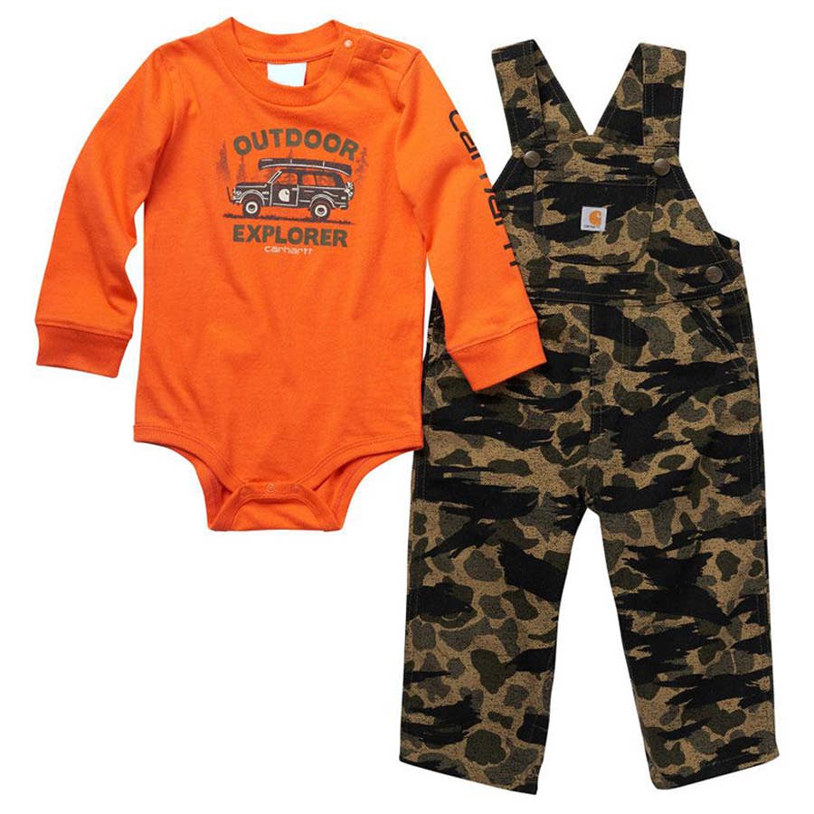 Carhartt Infant Boy's Overall Set