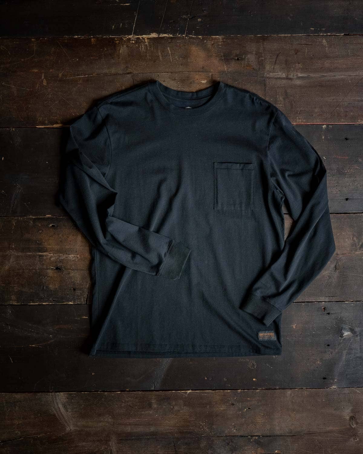 トップス pois compact long tee Smith + Rogue Men's Rogue and Pima LS Tee