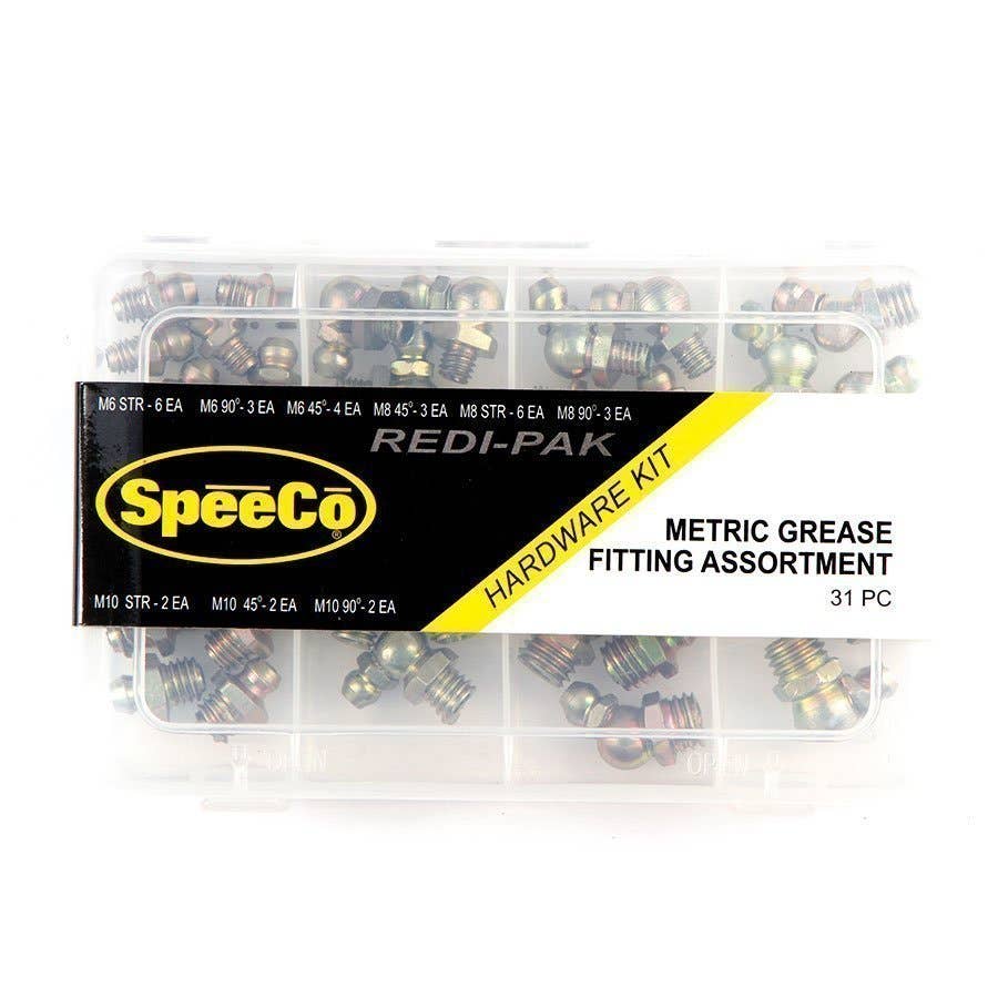 Metric Grease Fitting Assortment (31 Pc.)