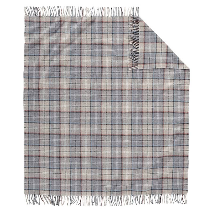 Pendleton EcoWise Wool Fringed Throw Blanket