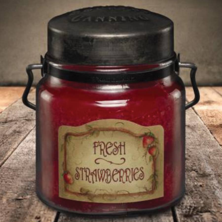 McCall's Candles Fresh Strawberries Classic Jar Candle