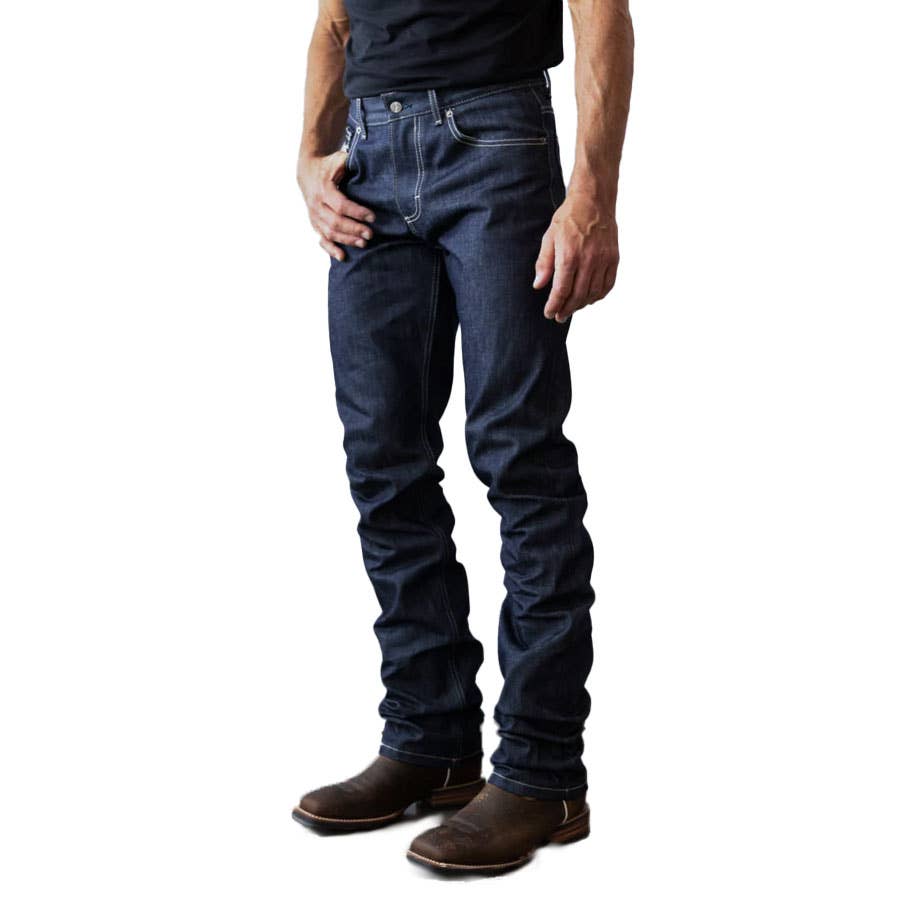 【希少】Kimes Ranch James W30 美品 濃紺 ストレート BA_kimes_m_low_rise_straight_b