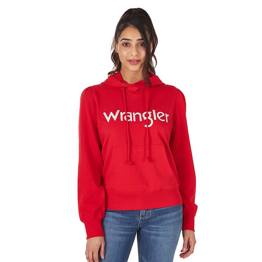 Wrangler | Tops | Womens Wrangler Charcoal Logo Hoodie