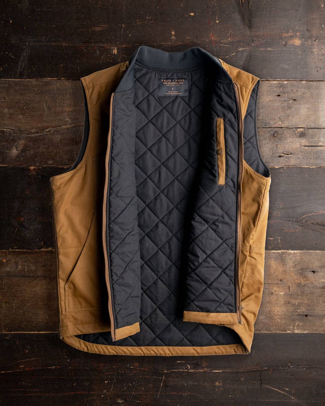 M's Red Sky Canvas Vest