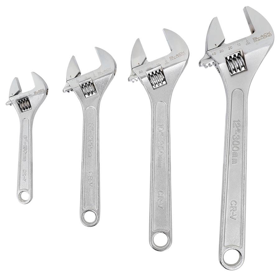 Black Diamond Adjustable Wrench Set 4 pc