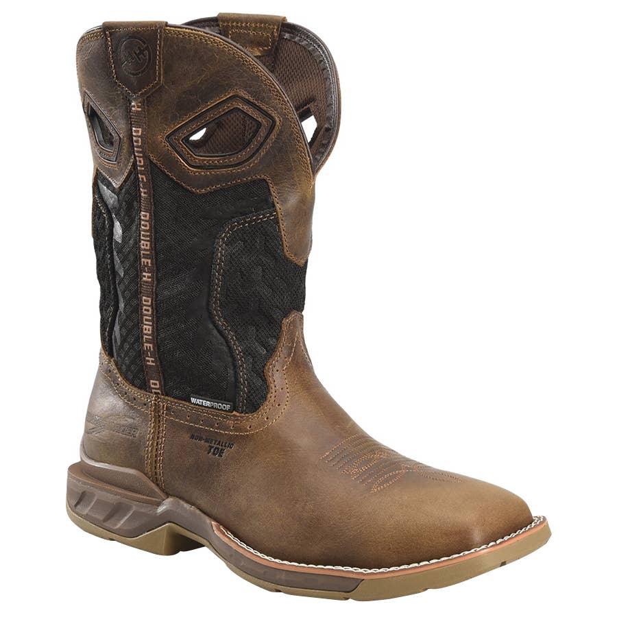 Double H Men's 11" Phantom Rider Waterproof Composite Toe Zenon Roper Boots