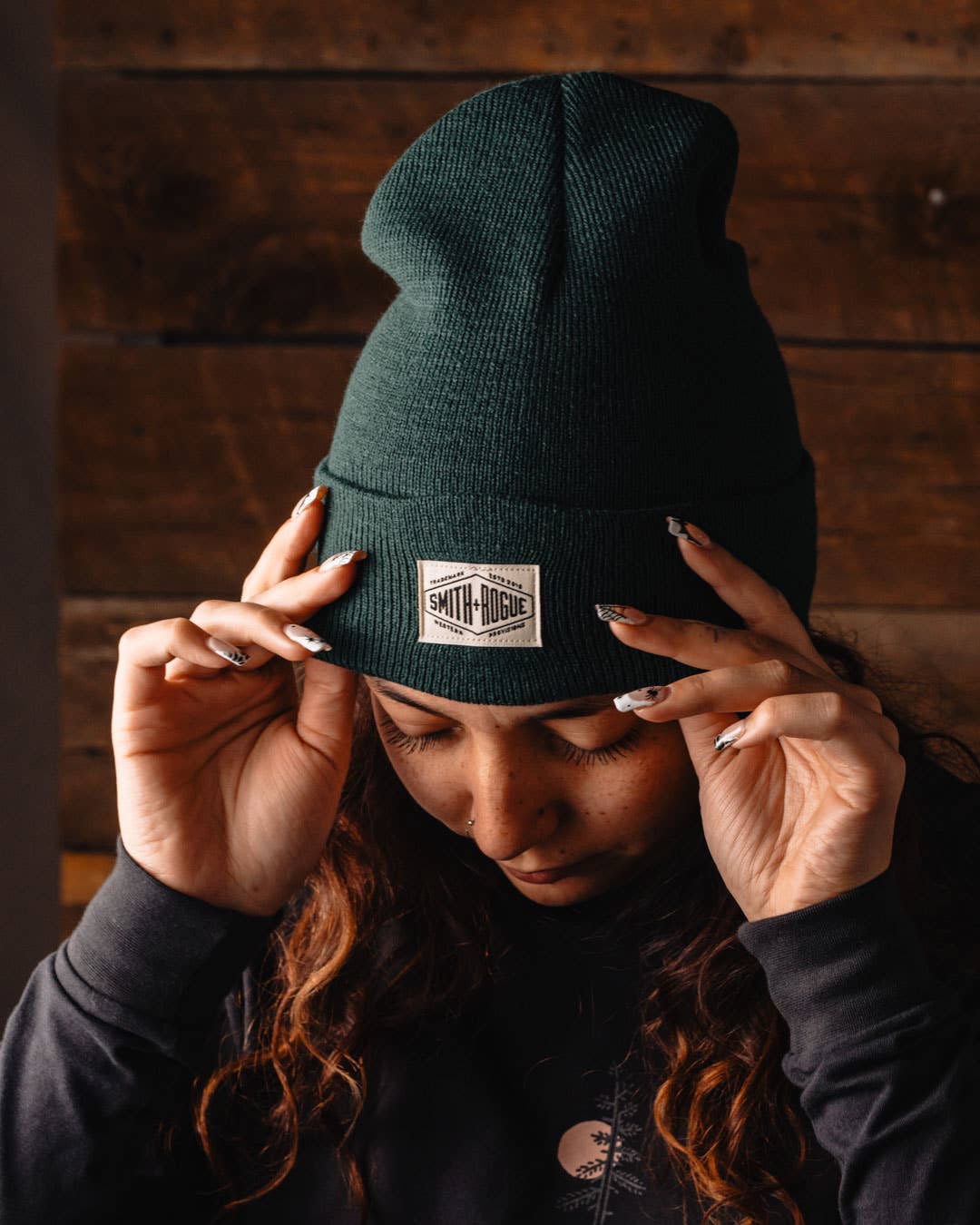 Smith + Rogue Black Diamond Label Watch Cap