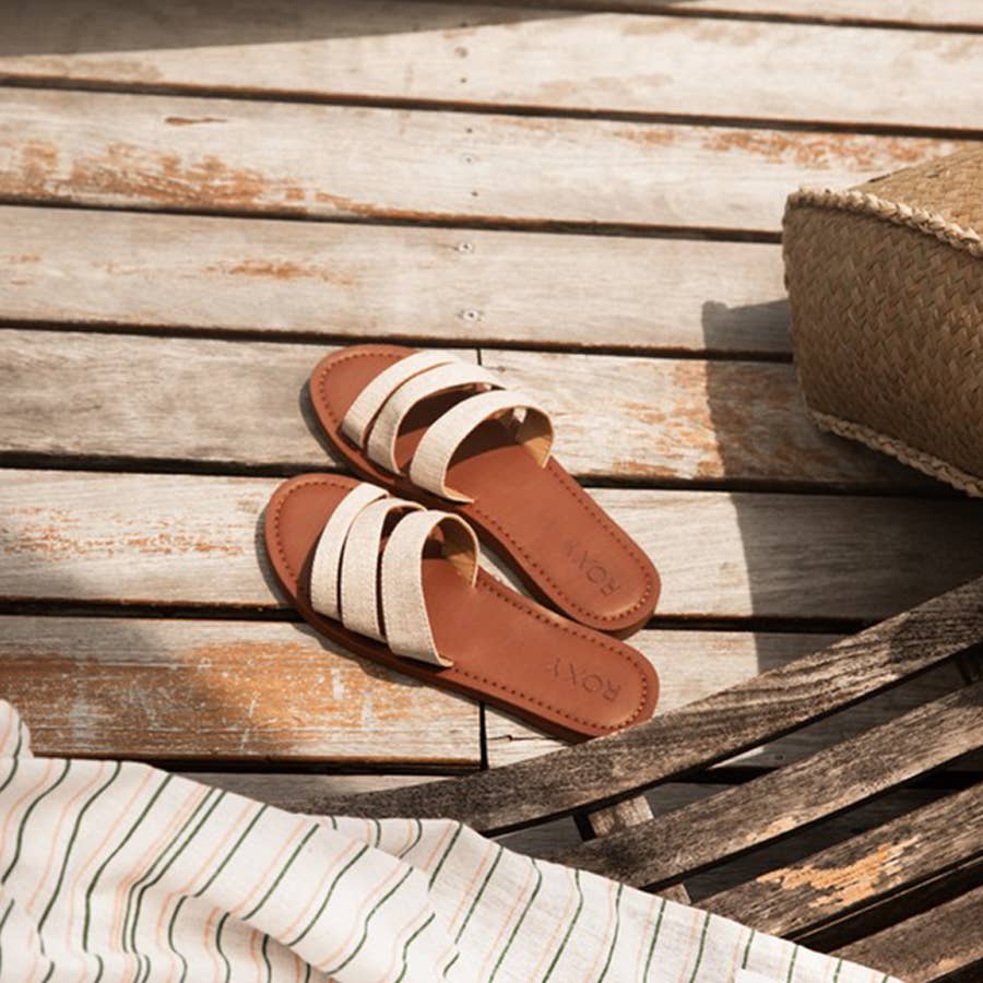 Chanclas Playa Mujer Sandalias Roxy Wyld Rose Multicolor