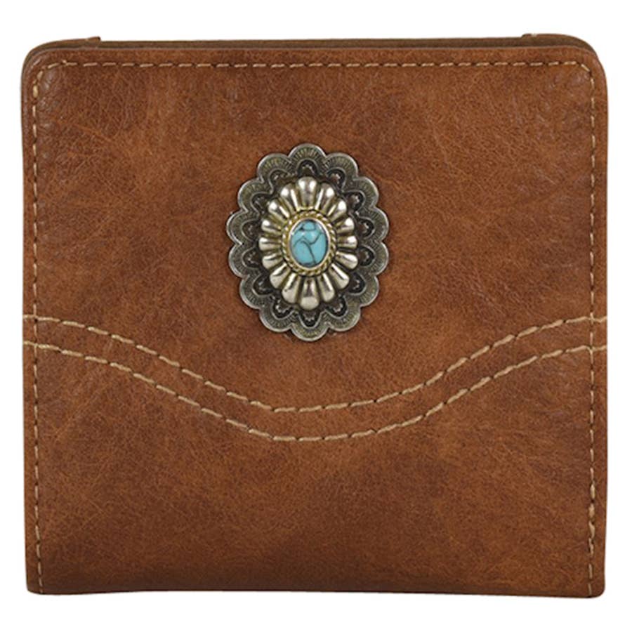 Justin Women's Small Laced Trim Wallet