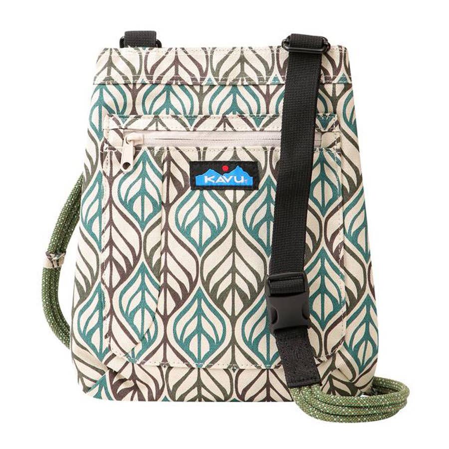 Kavu Keepalong Cross Body Bag Forest Deco