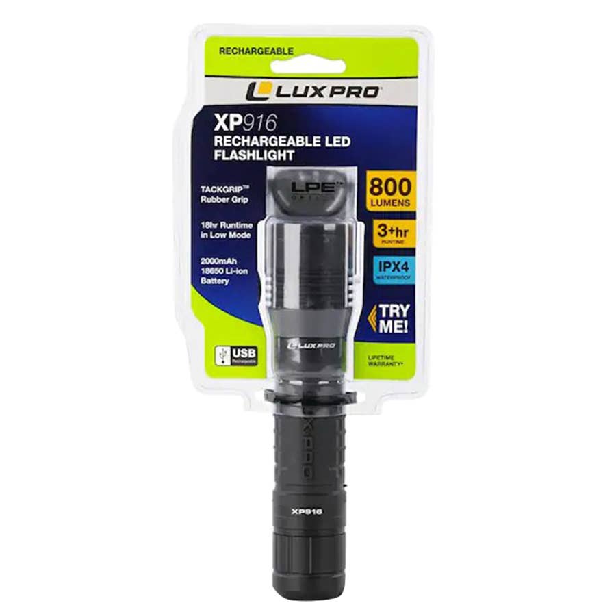 800 lumens explosion proof rechargeable led flashlight Lumen Industrial Flashlight: 150M Beam, 18650 Battery, 12.5 Hr, Black Canyon and the removable lanyard adds an extra layer of protection against drops Strong Light Inspection Explosion-Proof Flashlight