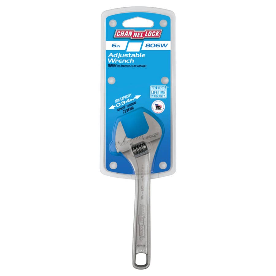 Channellock 6"" Adjustable Wrench