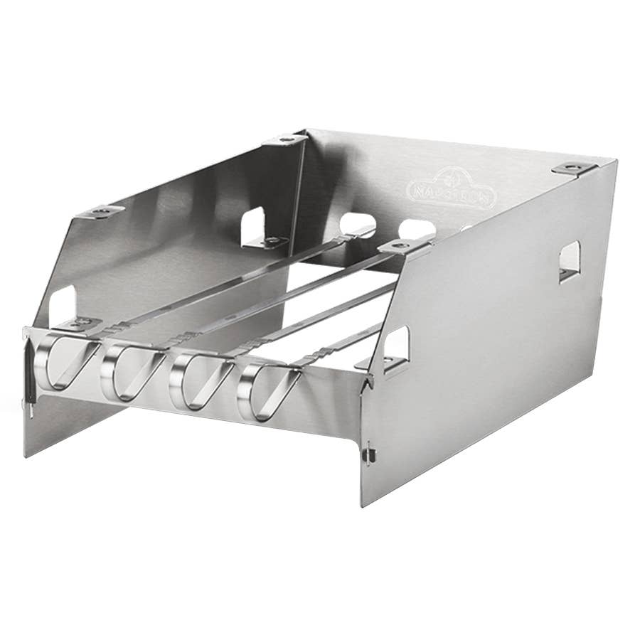 Napoleon Side Burner Windshield with Skewer Rack