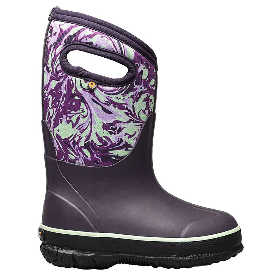 Bogs Kid's Classic Winter Marble Insulated Rain Boots