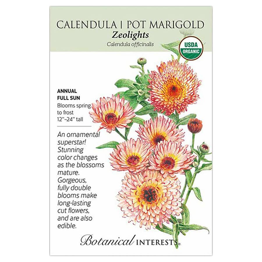 Botanical Interests Zeolights Calendula (Pot Marigold) Seeds