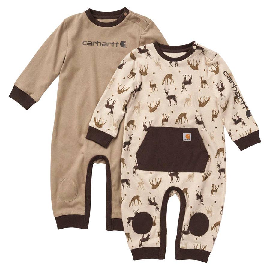 Carhartt Boy's 2 pcs Long Sleeve Deer Print Coverall