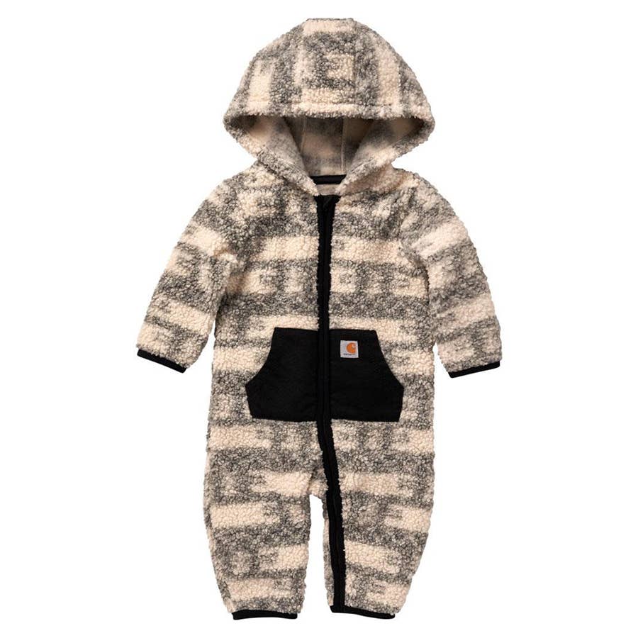 Carhartt Infant Girl's Long Sleeve ZipFront Hooded Coveralls