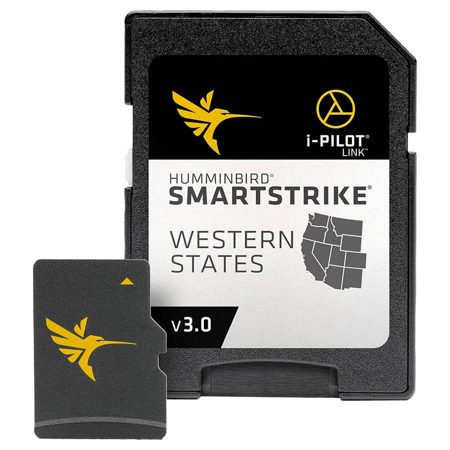 Humminbird SmartStrike Wester States V3 Micro Map Card