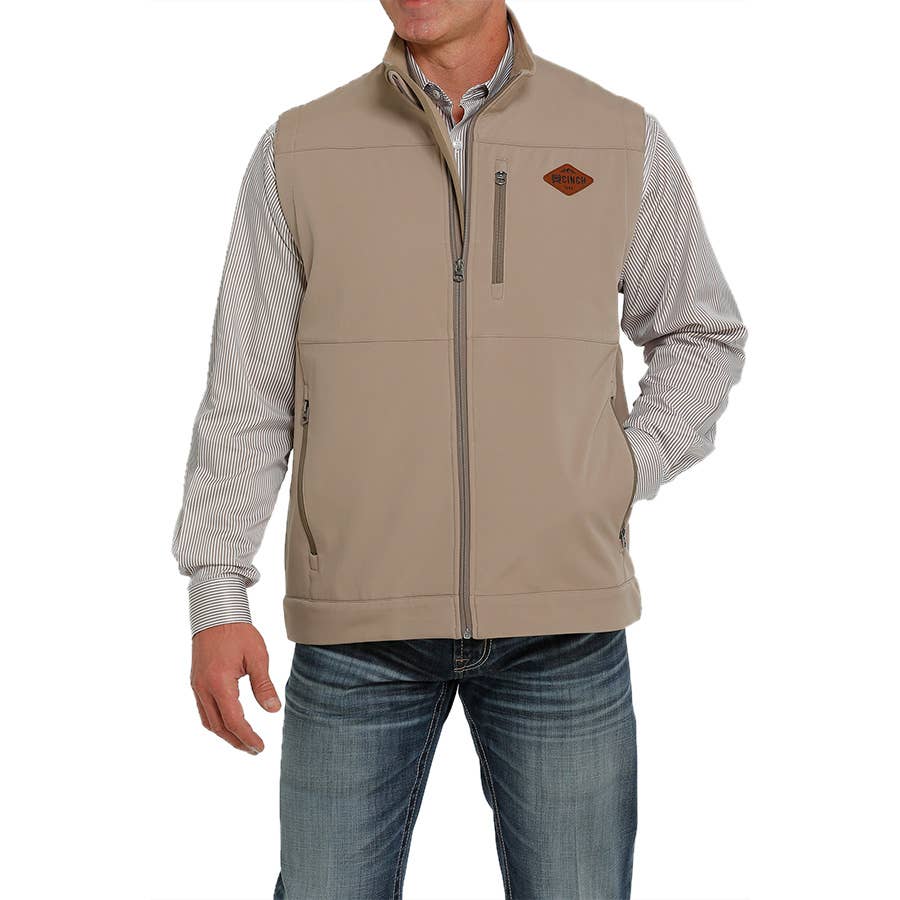 Cinch Men's Solid Bonded Concealed Carry Vest