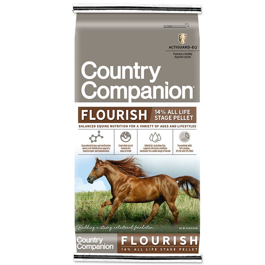 Country Companion Flourish 14 All Life Stages Equine Pellet