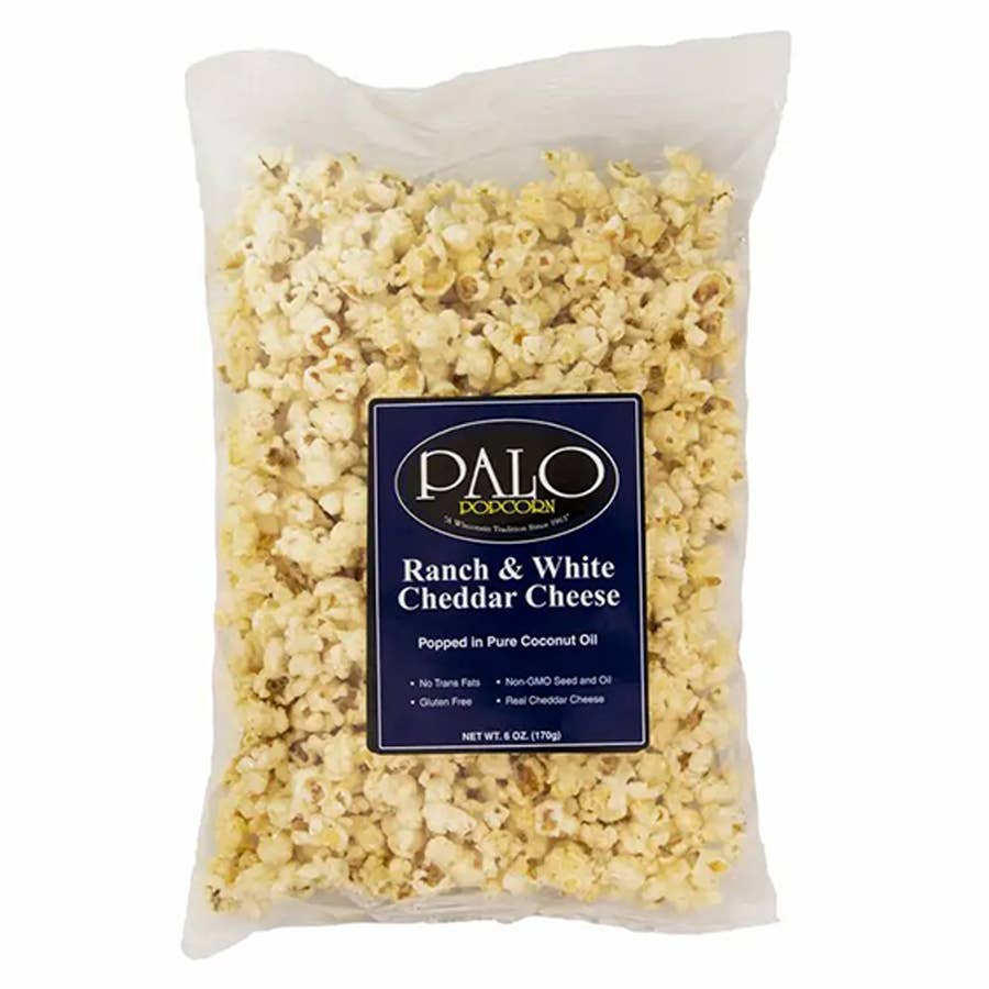 Palo Popcorn White Cheddar and Ranch Popcorn