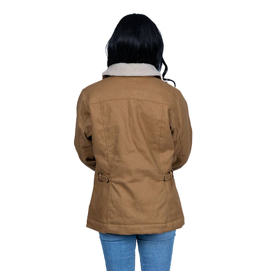Smith + Rogue Women's Original Canvas Sherpa Chore Coat