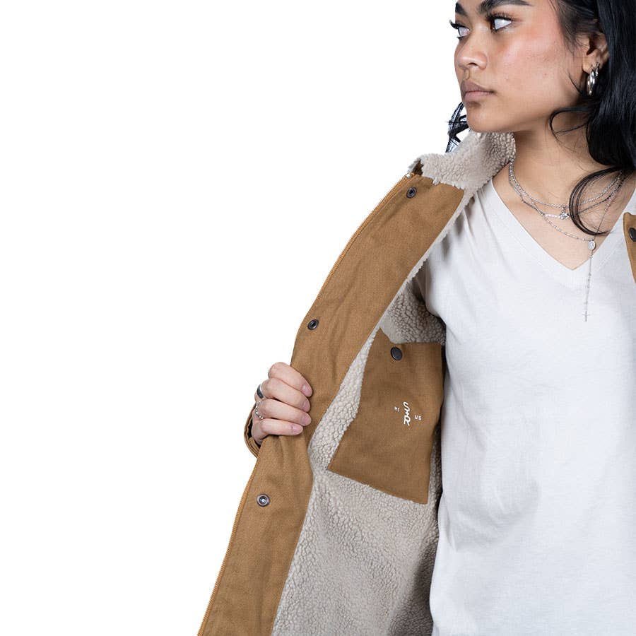 ジャケット・アウター ROUGH AND RUGGED x CANVAS / SNIFF SETUP Smith + Rogue Women's Original Canvas Sherpa Chore Coat
