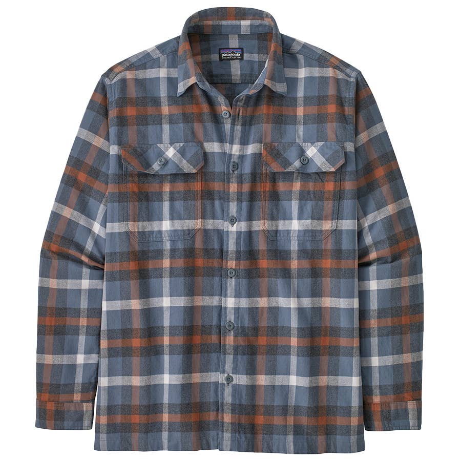 Patagonia Men's Long Sleeve Organic Cotton Midweight Fjord Flannel Shirt