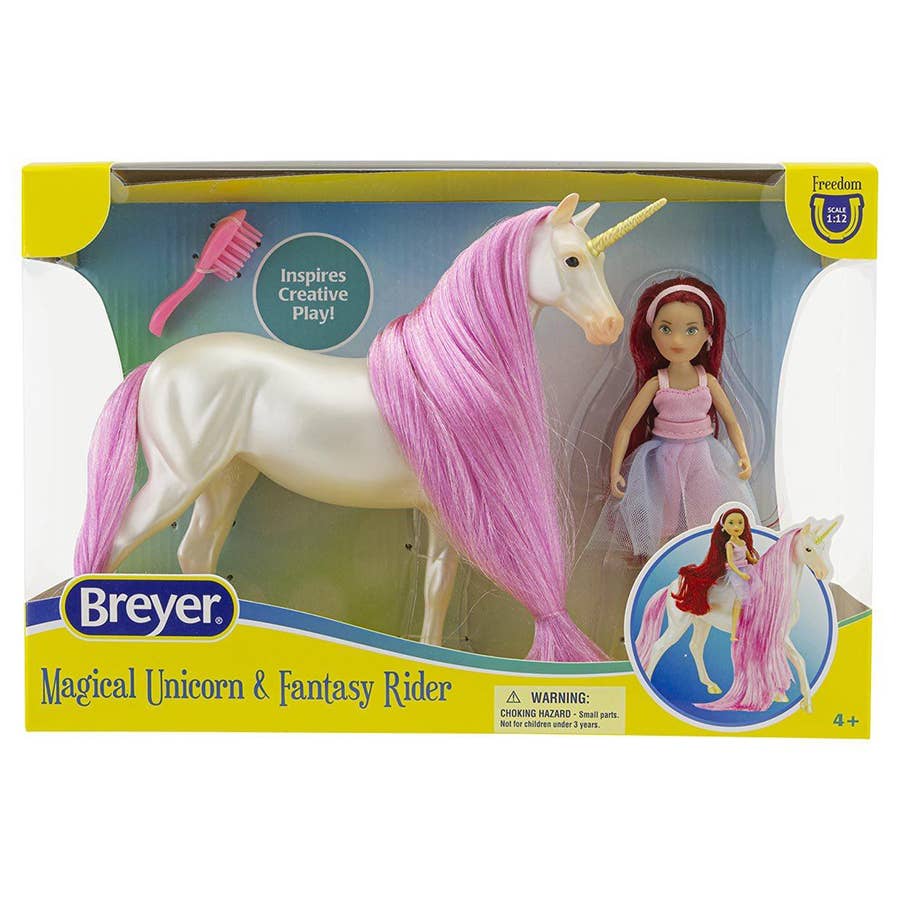Breyer Horses Freedom Series Unicorn and Rider Set