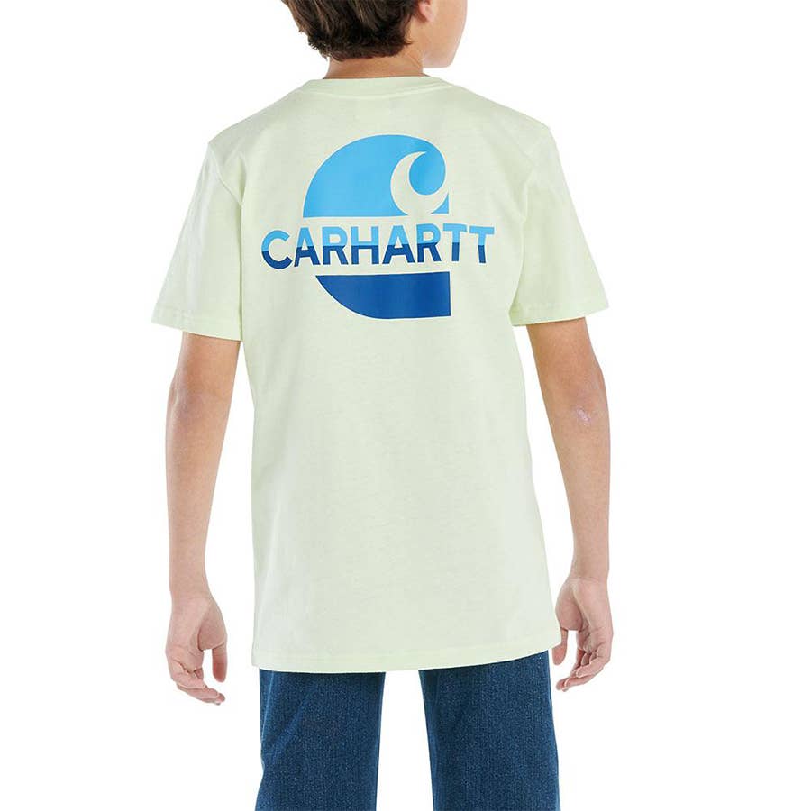 キドc-boy style (vol.481)carhartt Carhartt Boy's Short Sleeve Gradient C Graphic T-Shirt