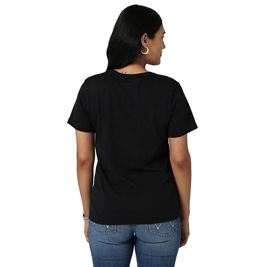 Wrangler Women's Short Sleeve Eagle Retro Slim Fit T-Shirt