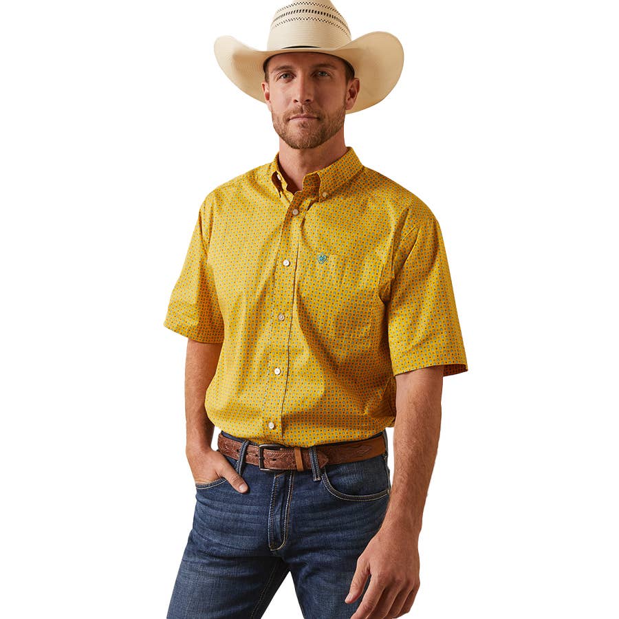 Ariat Men's Short Sleeve Kalul Print Shirt