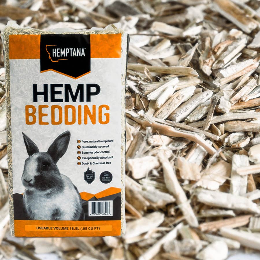 Hemptana All Natural Hemp Hurd Animal Bedding For Small Animals and  Livestock