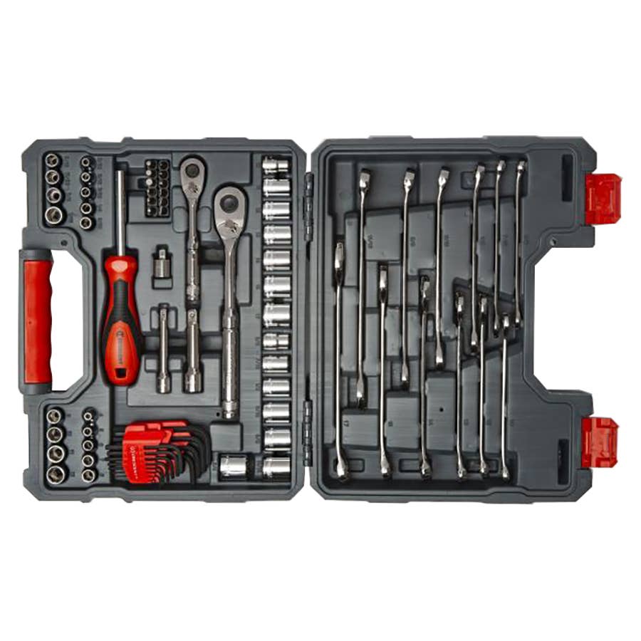 Crescent 70 pcs 1/4" & 3/8" Drive 6 & 12 Pt. Combination SAE/Metric