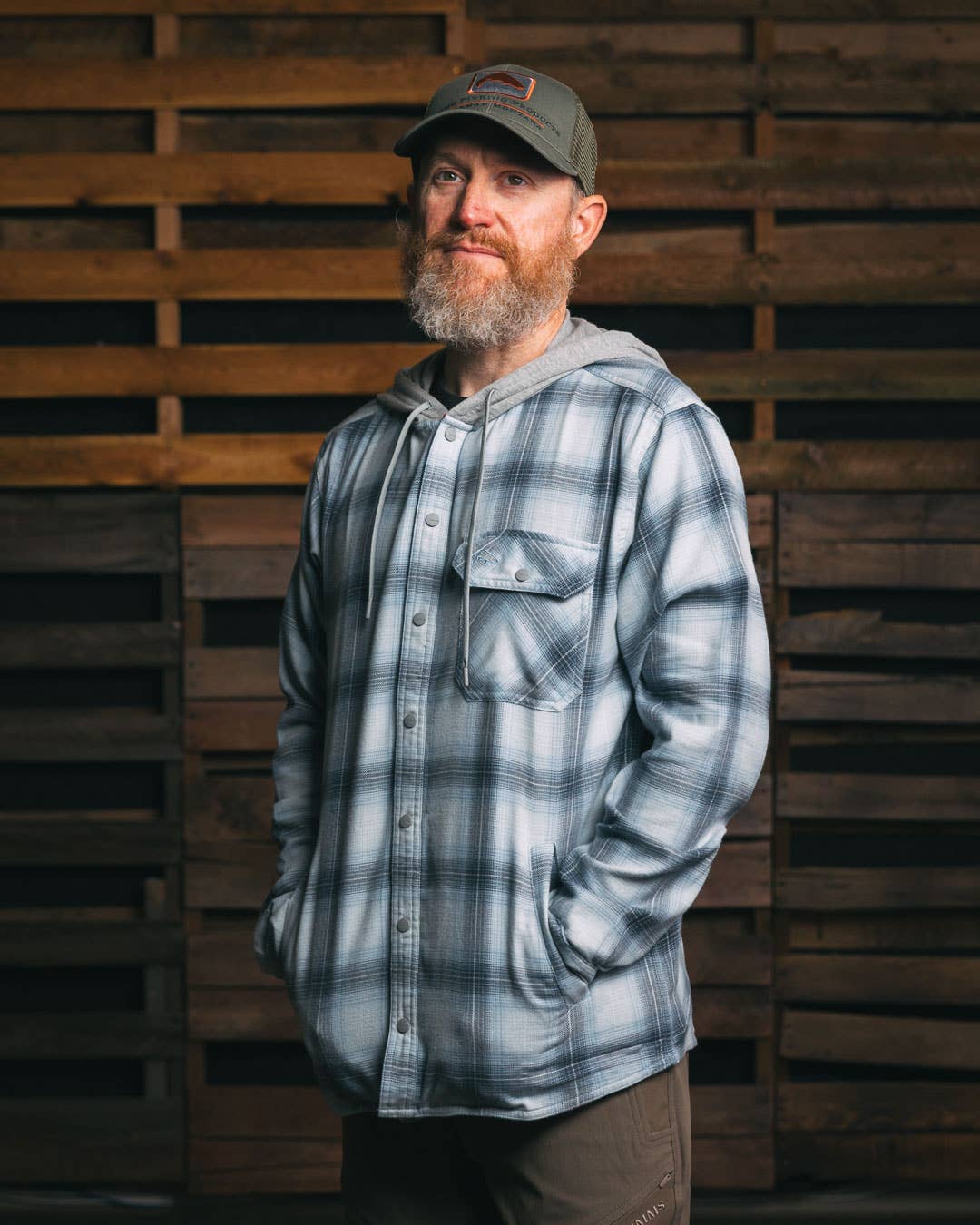 Simms☆シムス Santee Flannel 長袖シャツ size:SSantee Flannel Hoody