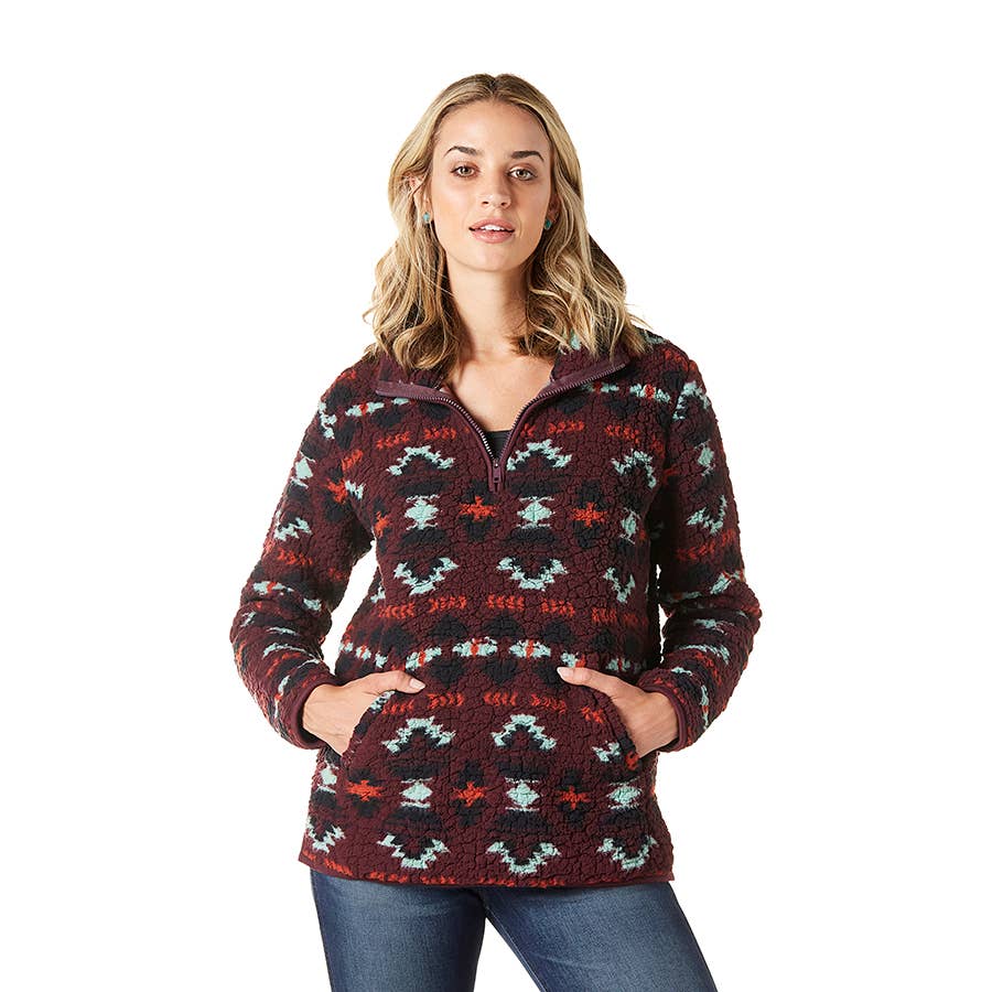 Wrangler Women's Retro Sherpa Pullover