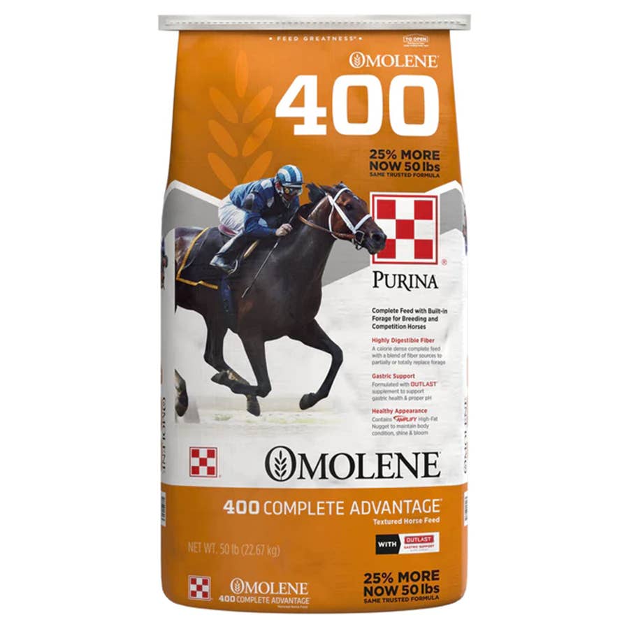Purina Omolene 400 Complete Advantage Horse Feed