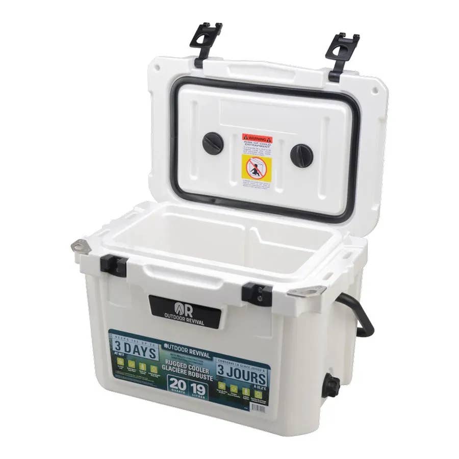 HOT Yeti 20 Qt Hard Cooler Outdoor Revival Hard Cooler White 20
