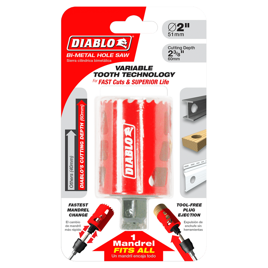Diablo BiMetal Hole Saw System