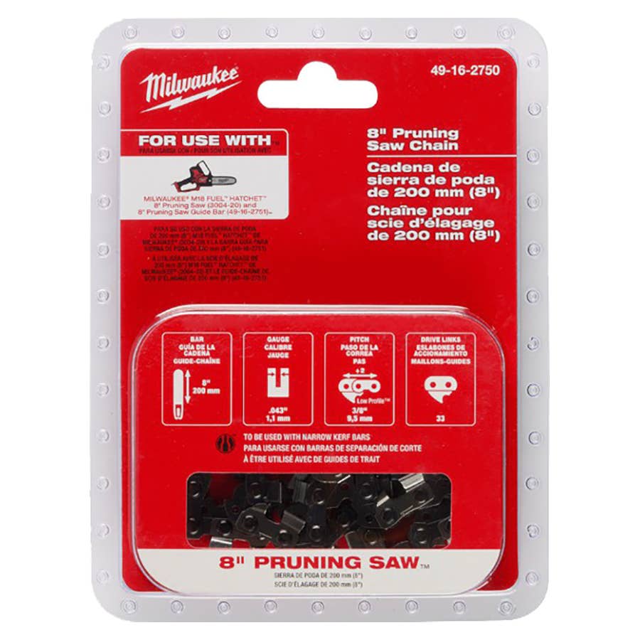 Milwaukee Pruning Saw Chain