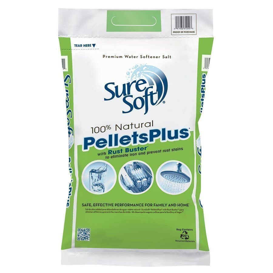 SureSoft PelletsPlus with Rust Buster Water Softener 40 Lb. Bag