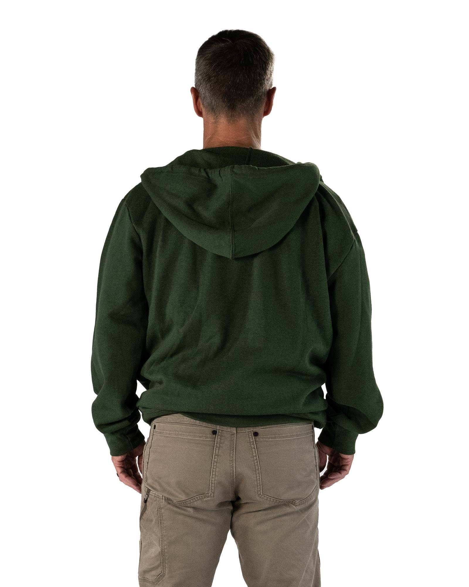 C.W. Hart Men's Full-Zip Hoodie with Fleece