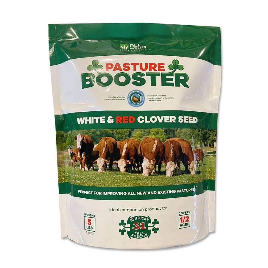 DLF Pasture Booster Clover Seed Mix Grass Seed 5 lb