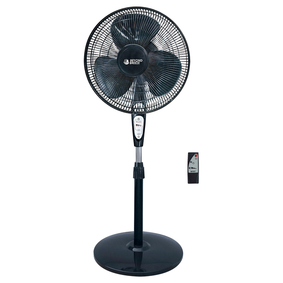 Beyond Breeze Stand Fan W/Remote - Black - 18
