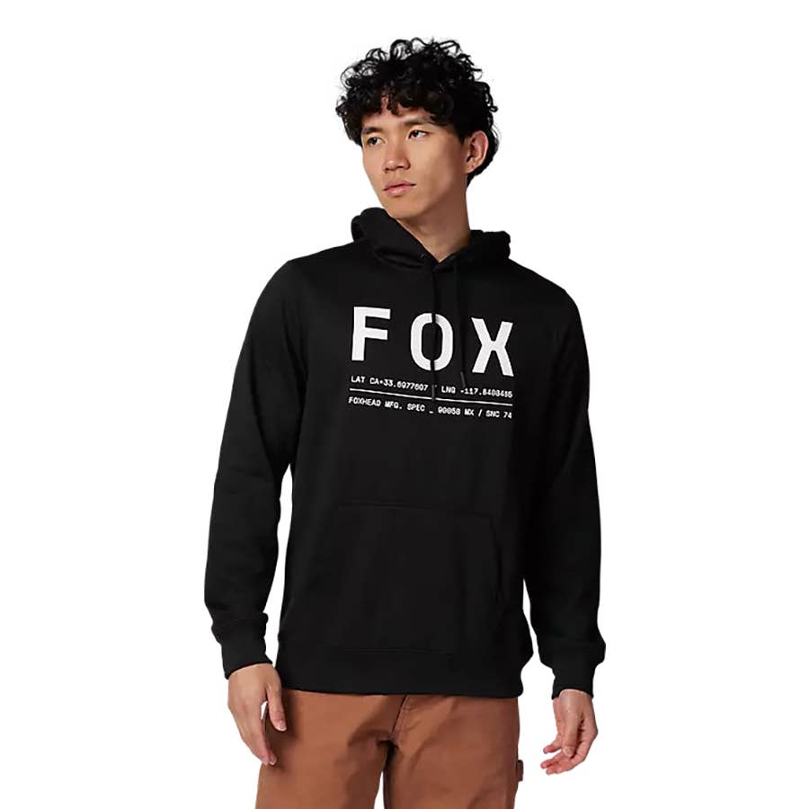 FOXEY ロゴ 刺繍 ギャザー袖　ブラック フード付きパーカー　40 ロゴ刺繍 オーバーサイズ ダンボールニット パーカー（12-68CI19-204