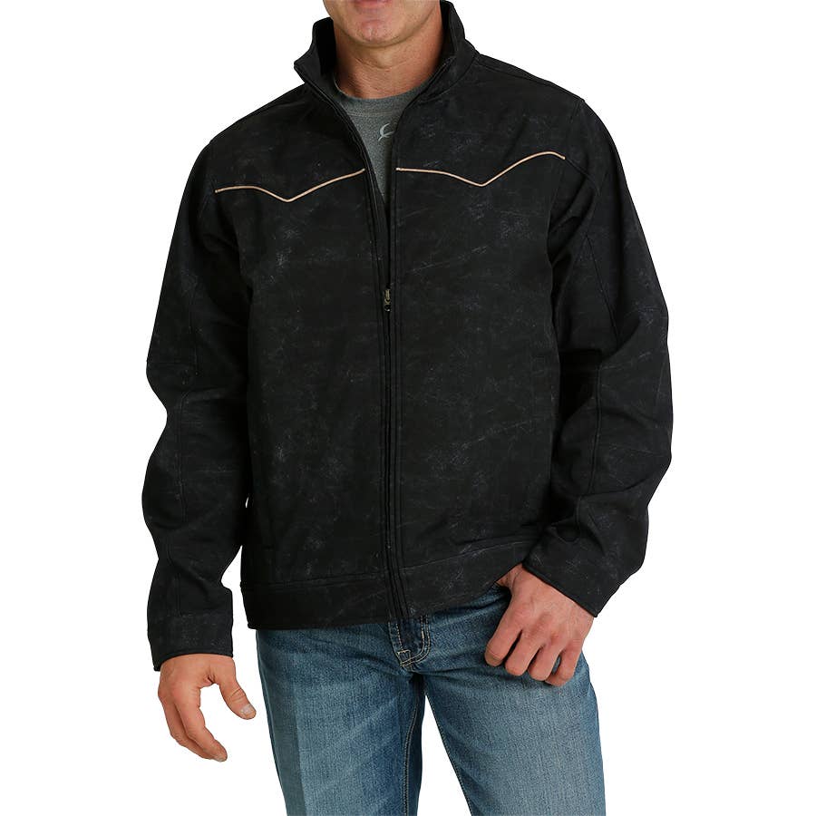Cinch Men's Concealed Carry Bonded Full Zip Western Yokes Jacket