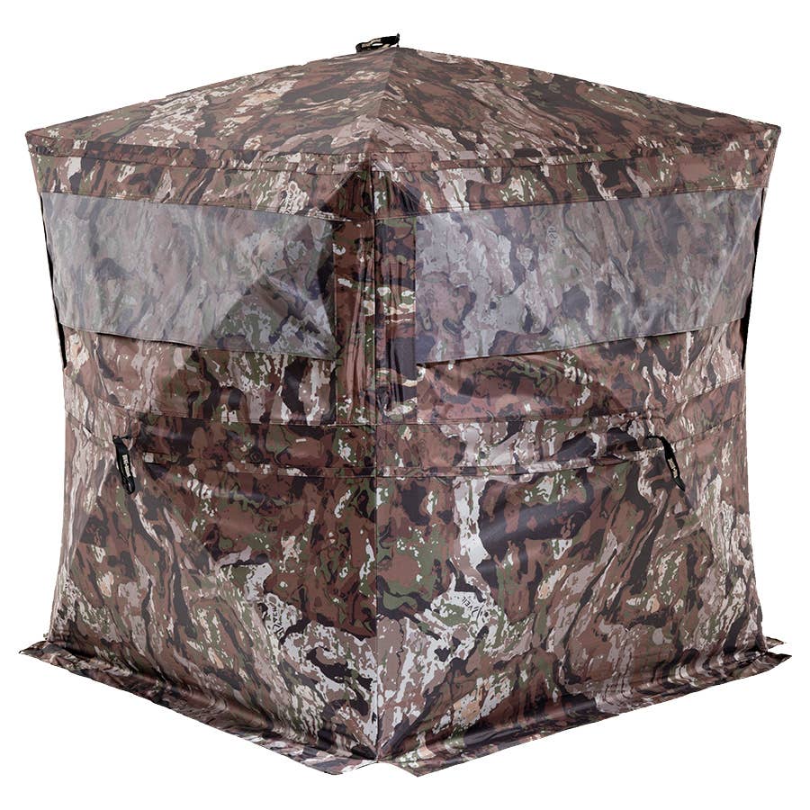 Blind leading the Blind ロングガウン サイズ3 Duke + Boone Tru-View 3-Man 5 Hub System Ground Blind with Veil