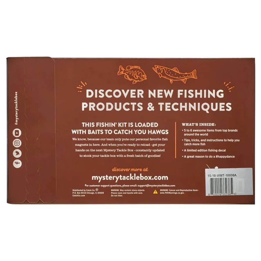 Catch Co Mystery Tackle Box Panfish & Trout Kit de pêche